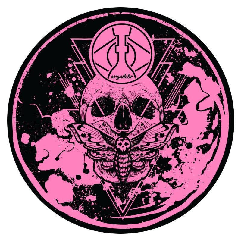 Mat for Hookah Base Pink Skull